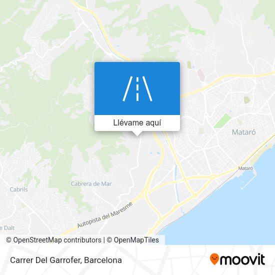 Mapa Carrer Del Garrofer