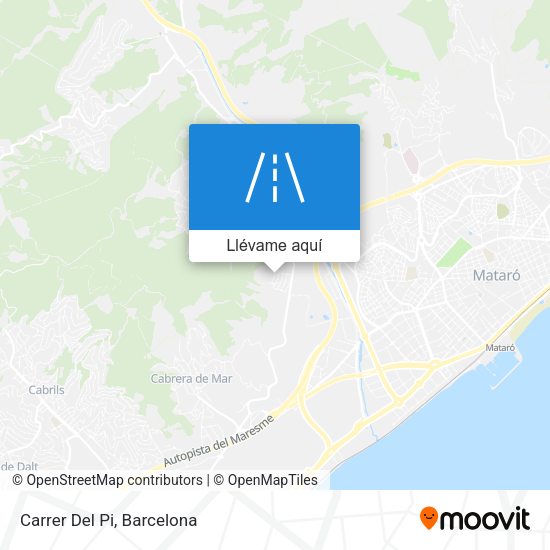 Mapa Carrer Del Pi