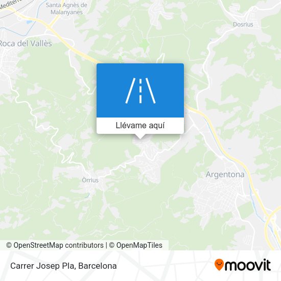 Mapa Carrer Josep Pla