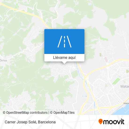Mapa Carrer Josep Solé