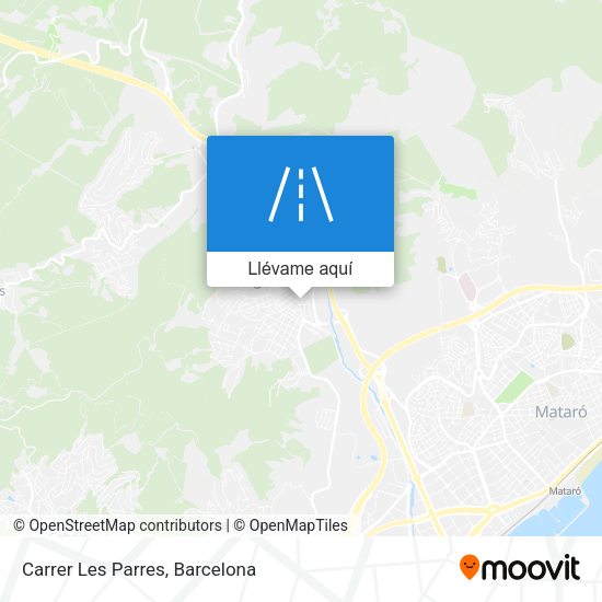 Mapa Carrer Les Parres