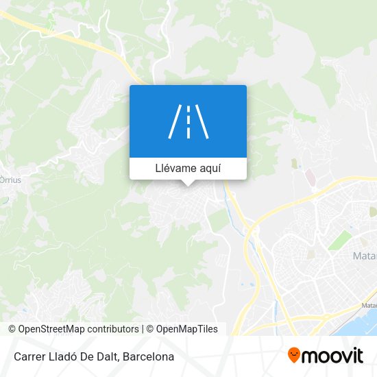 Mapa Carrer Lladó De Dalt