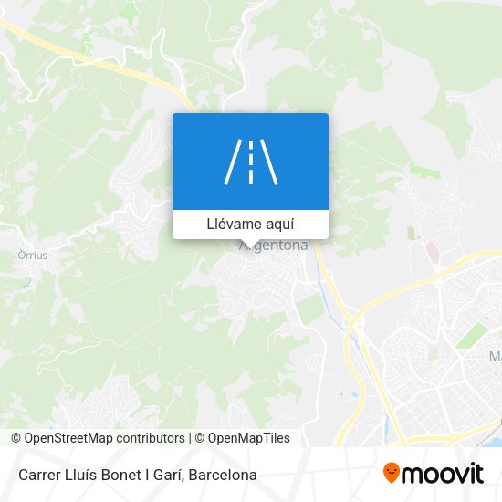 Mapa Carrer Lluís Bonet I Garí
