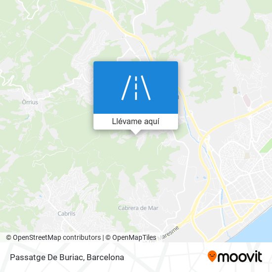 Mapa Passatge De Buriac