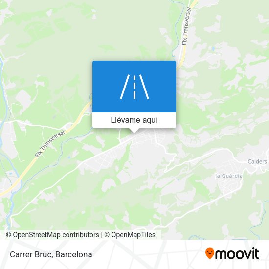 Mapa Carrer Bruc
