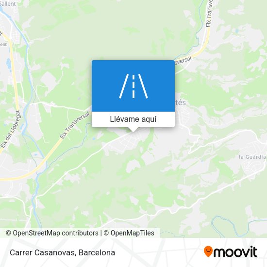Mapa Carrer Casanovas