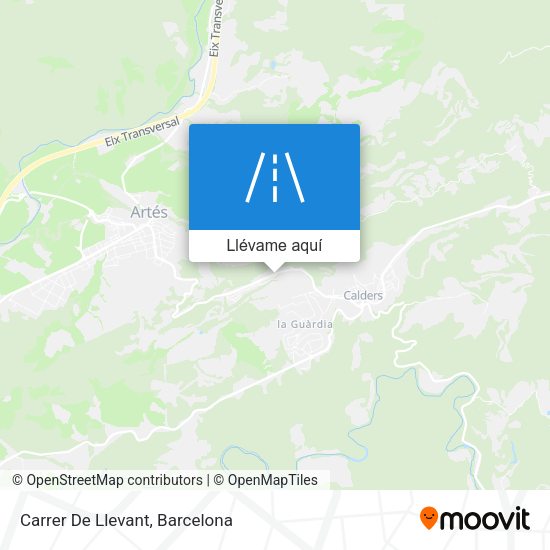 Mapa Carrer De Llevant