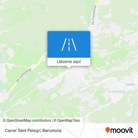 Mapa Carrer Sant Pelegrí