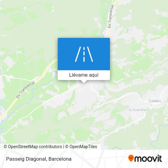 Mapa Passeig Diagonal