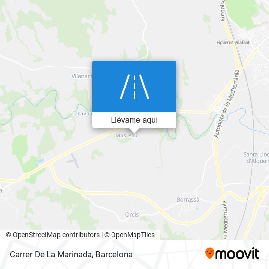 Mapa Carrer De La Marinada
