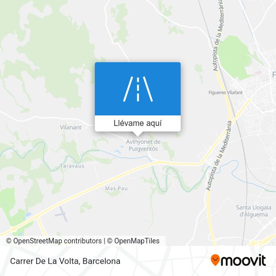 Mapa Carrer De La Volta