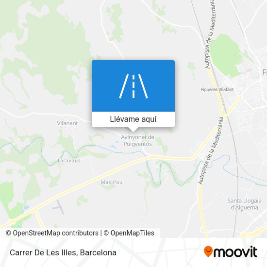 Mapa Carrer De Les Illes