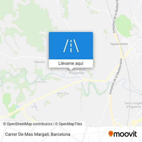 Mapa Carrer De Mas Margall