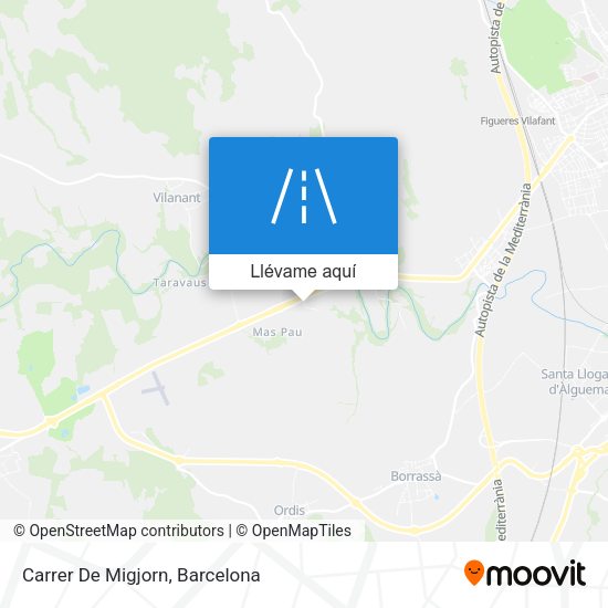 Mapa Carrer De Migjorn