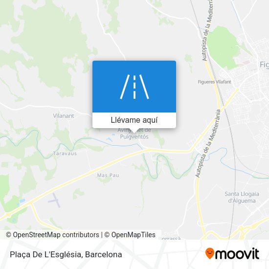 Mapa Plaça De L'Església