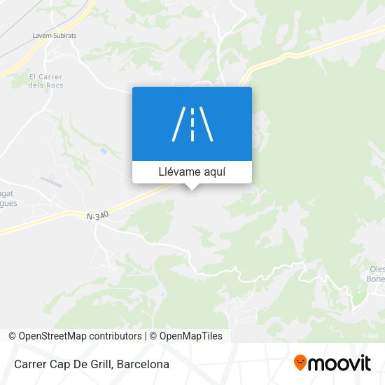 Mapa Carrer Cap De Grill