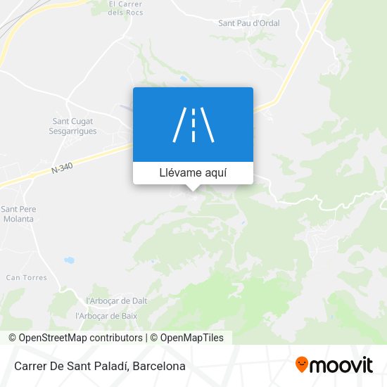 Mapa Carrer De Sant Paladí