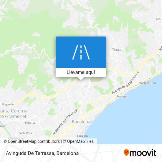 Mapa Avinguda De Terrassa
