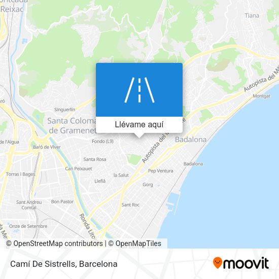 Mapa Camí De Sistrells