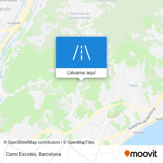 Mapa Camí Escoles