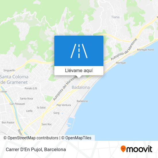 Mapa Carrer D'En Pujol