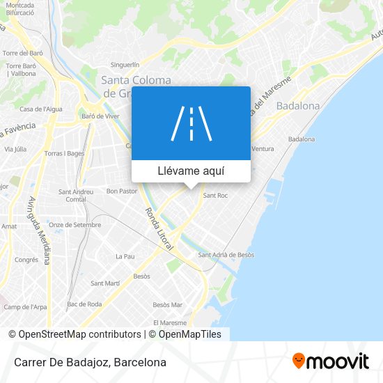 Mapa Carrer De Badajoz