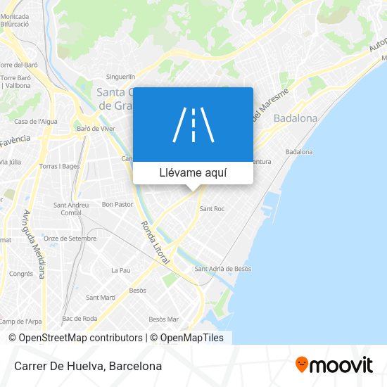 Mapa Carrer De Huelva