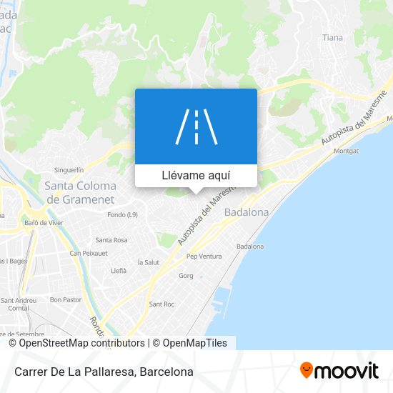 Mapa Carrer De La Pallaresa