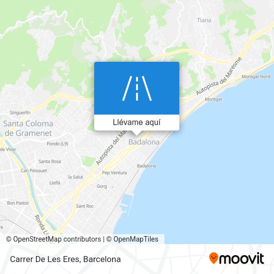 Mapa Carrer De Les Eres