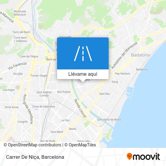 Mapa Carrer De Niça