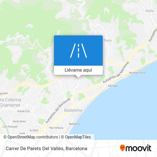 Mapa Carrer De Parets Del Vallès