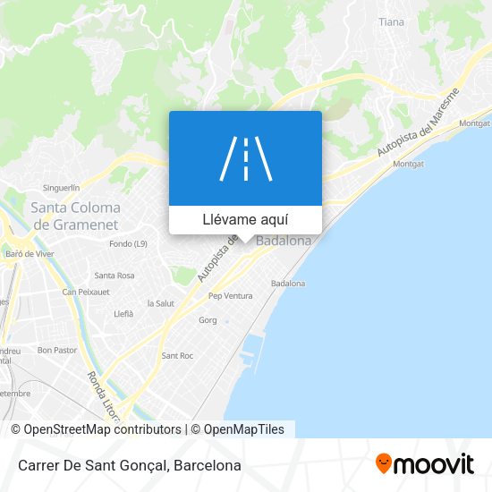 Mapa Carrer De Sant Gonçal