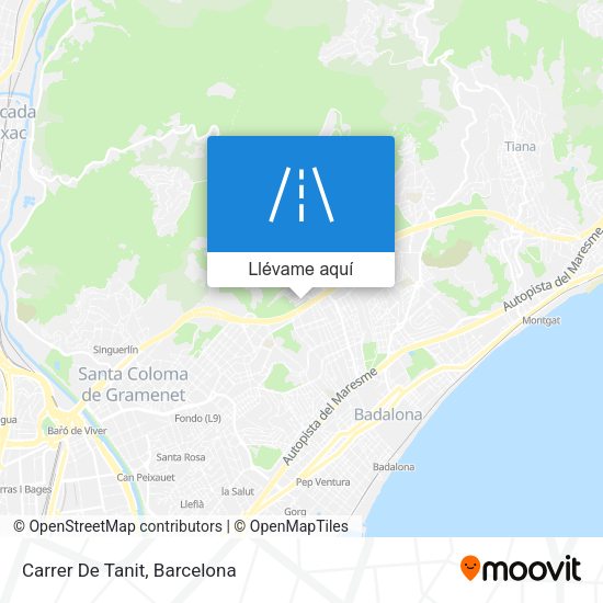 Mapa Carrer De Tanit