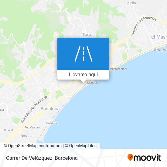 Mapa Carrer De Velázquez