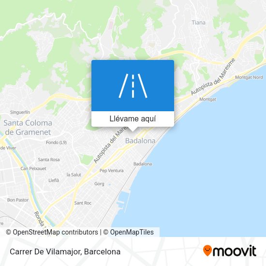Mapa Carrer De Vilamajor