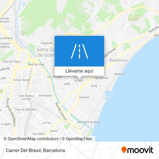 Mapa Carrer Del Brasil