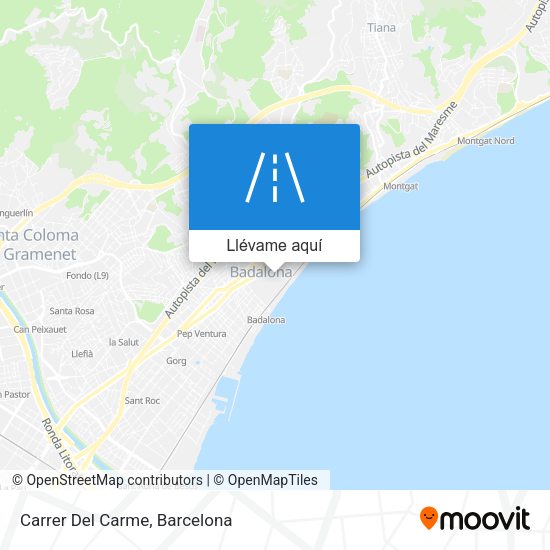 Mapa Carrer Del Carme