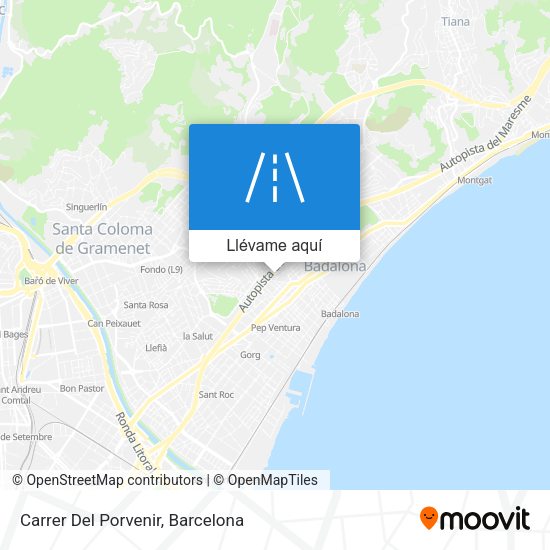 Mapa Carrer Del Porvenir