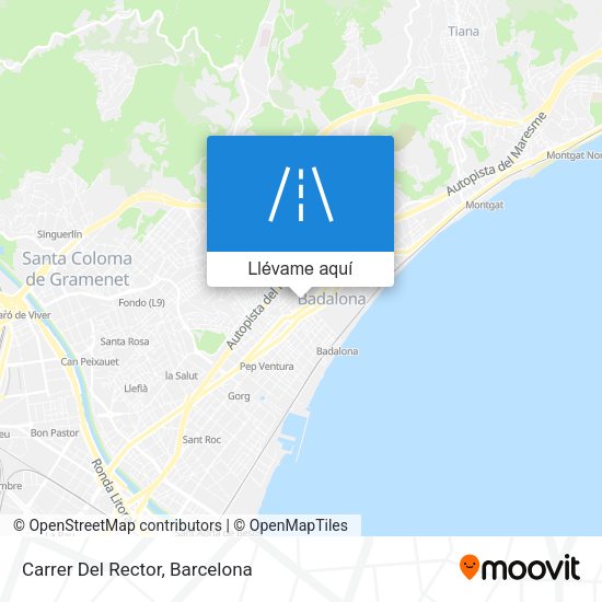 Mapa Carrer Del Rector