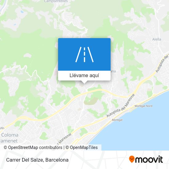 Mapa Carrer Del Salze