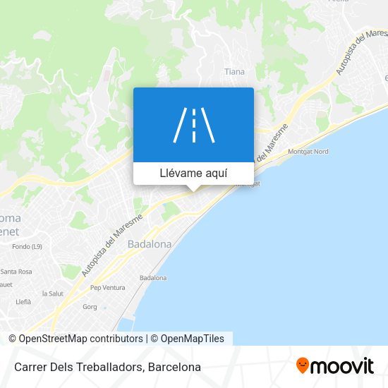 Mapa Carrer Dels Treballadors
