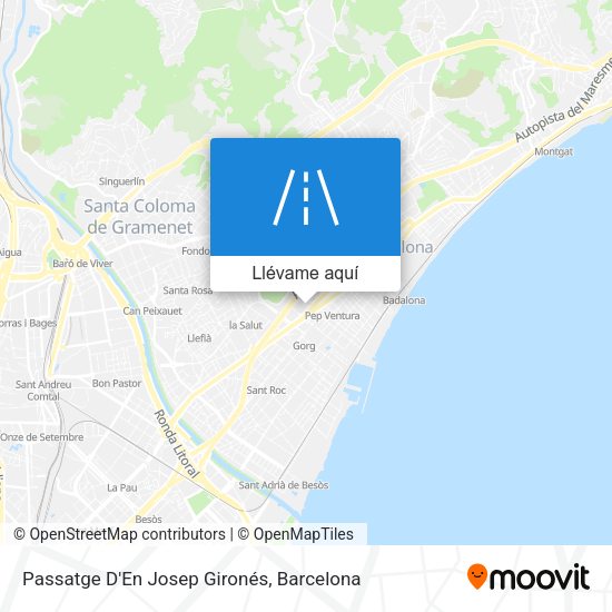 Mapa Passatge D'En Josep Gironés