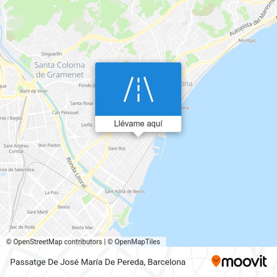 Mapa Passatge De José María De Pereda