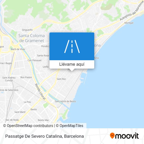 Mapa Passatge De Severo Catalina