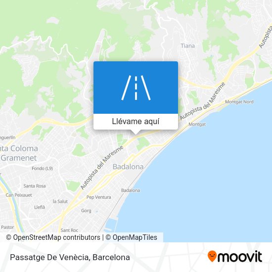 Mapa Passatge De Venècia