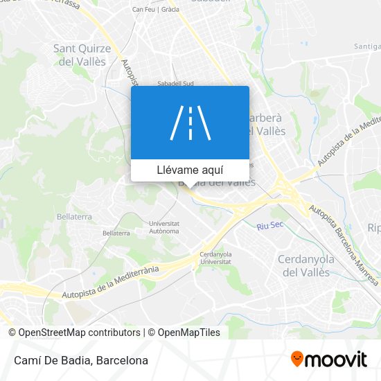 Mapa Camí De Badia