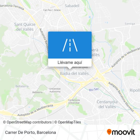 Mapa Carrer De Porto