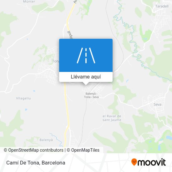 Mapa Camí De Tona