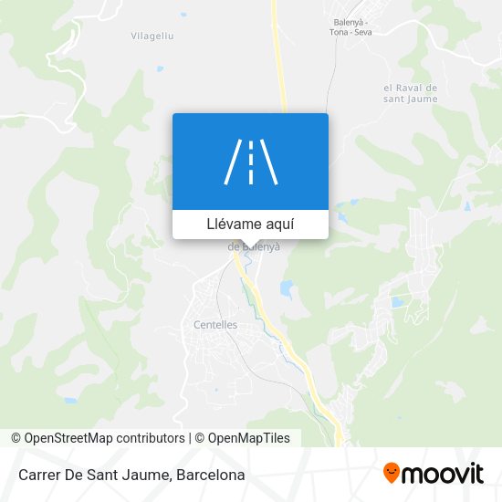 Mapa Carrer De Sant Jaume