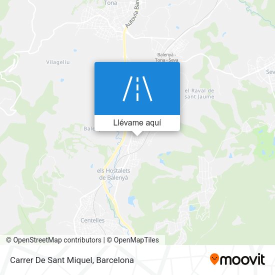 Mapa Carrer De Sant Miquel